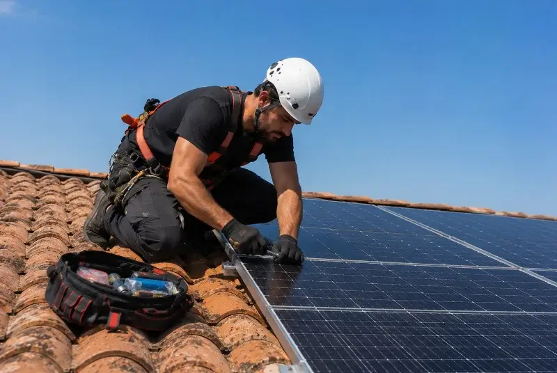 Maintenance et monitoring de panneaux solaires à Saint-Cyr-du-Doret